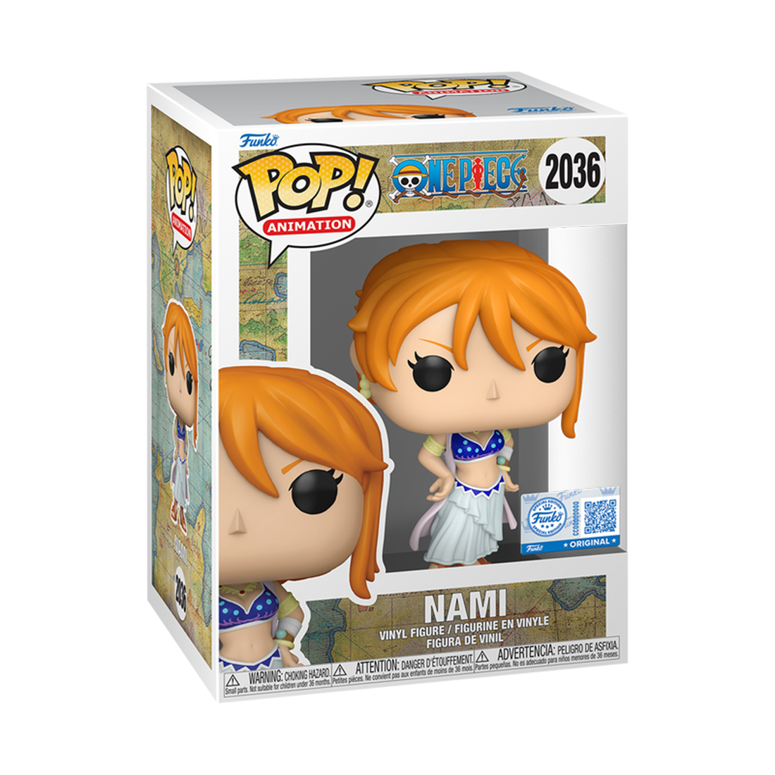 Funko Pop! Animation: One Piece - Nami (Alabasta) (Exc) #2036 - مجسم