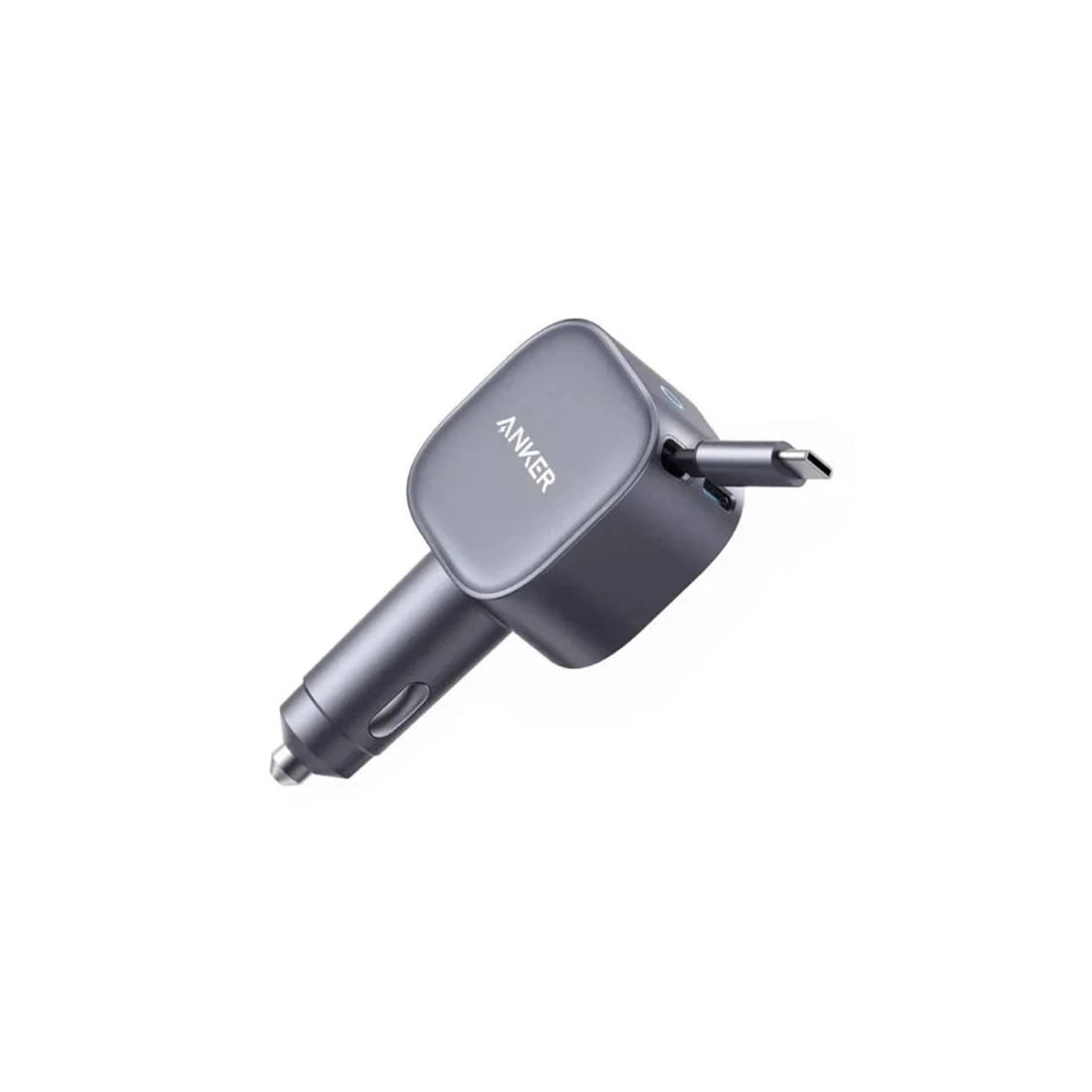 Anker Nano Car Charger (75W, USB-C Port, Built-in Retractable USB-C Cable) – شاحن Anker Nano Car Charger (75W, USB-C Port, Built-in Retractable USB-C Cable) – شاحن