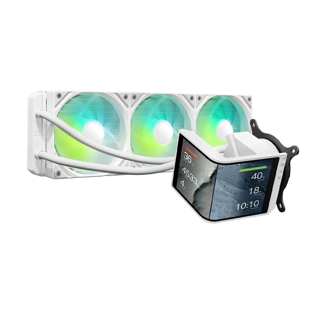 TryX Panorama SE ARGB 360mm Liquid Cooler - White - مبرد