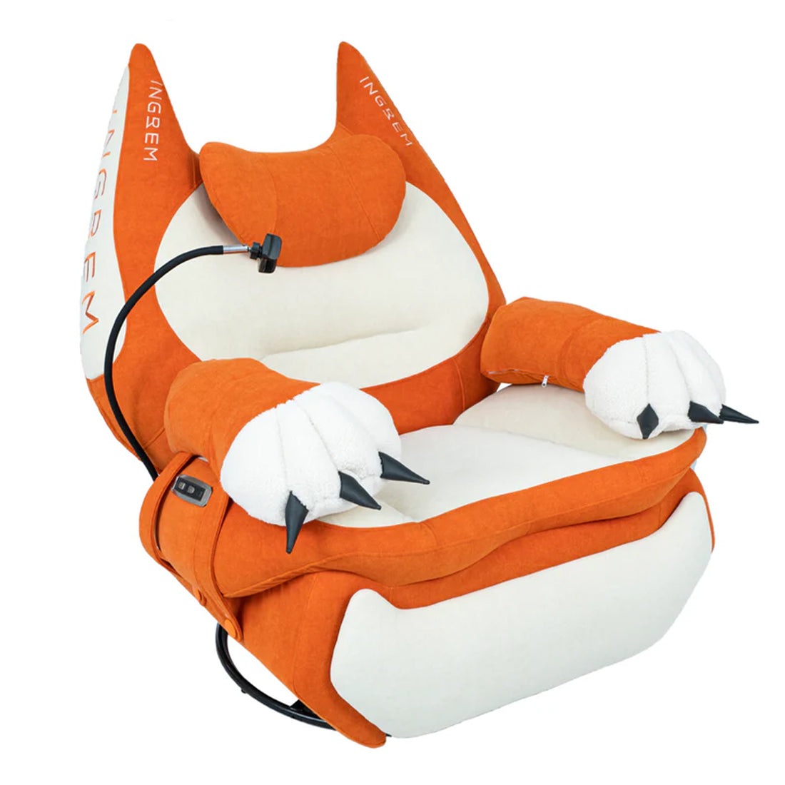 Power Smart Sofa Recliner - Orange - مقعد ألعاب - Store 974 Electronics WLL  | ستور٩٧٤ للالكترونيات ذ.م.م