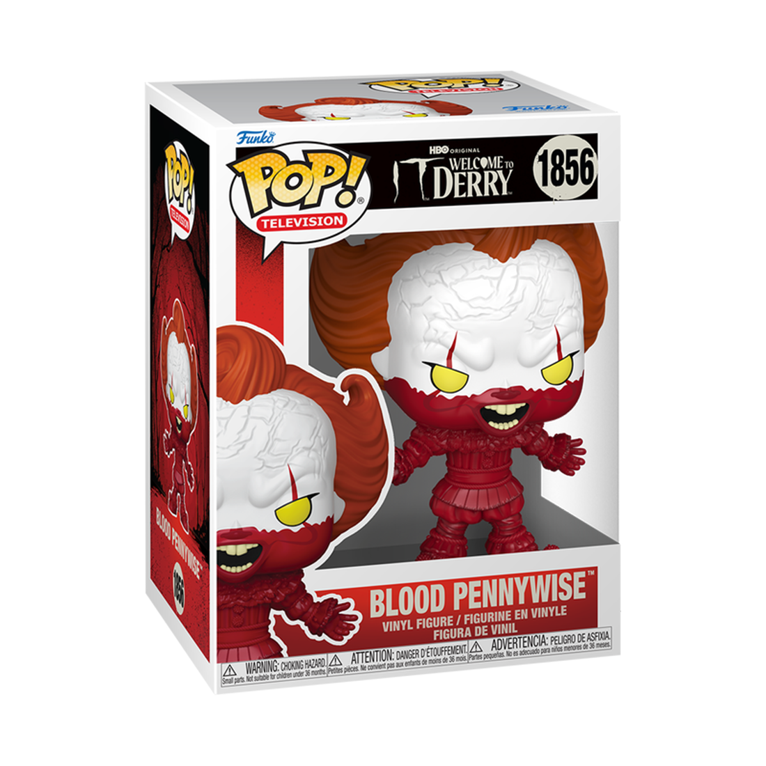 Funko Pop! Tv: IT - Welcome To Derry - Bloody Pennywise #1856 - مجسم