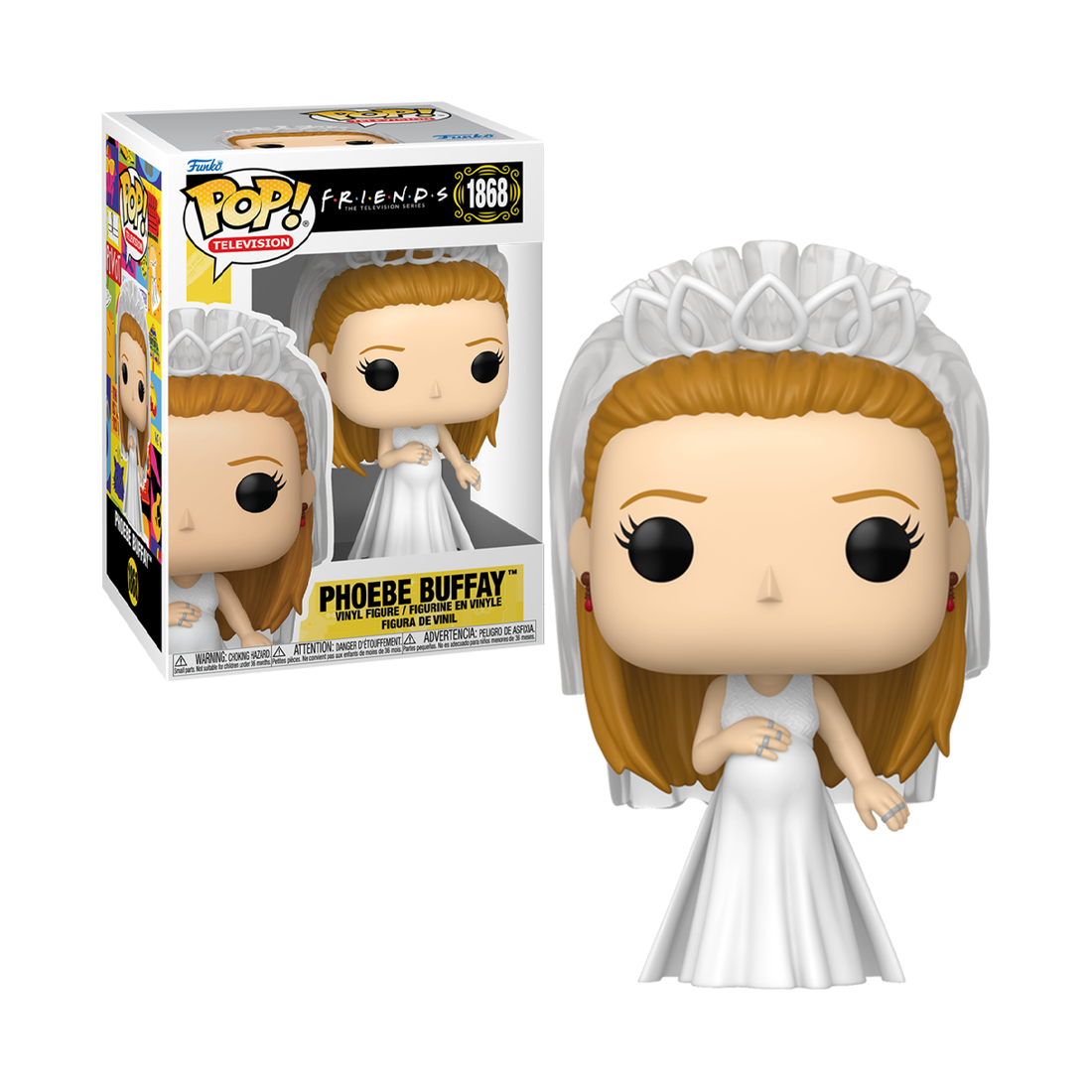 Funko Pop! Tv: Friends S7 - Phoebe Wedding Dress #1868 - مجسم Funko Pop! Tv: Friends S7 - Phoebe Wedding Dress #1868 - مجسم