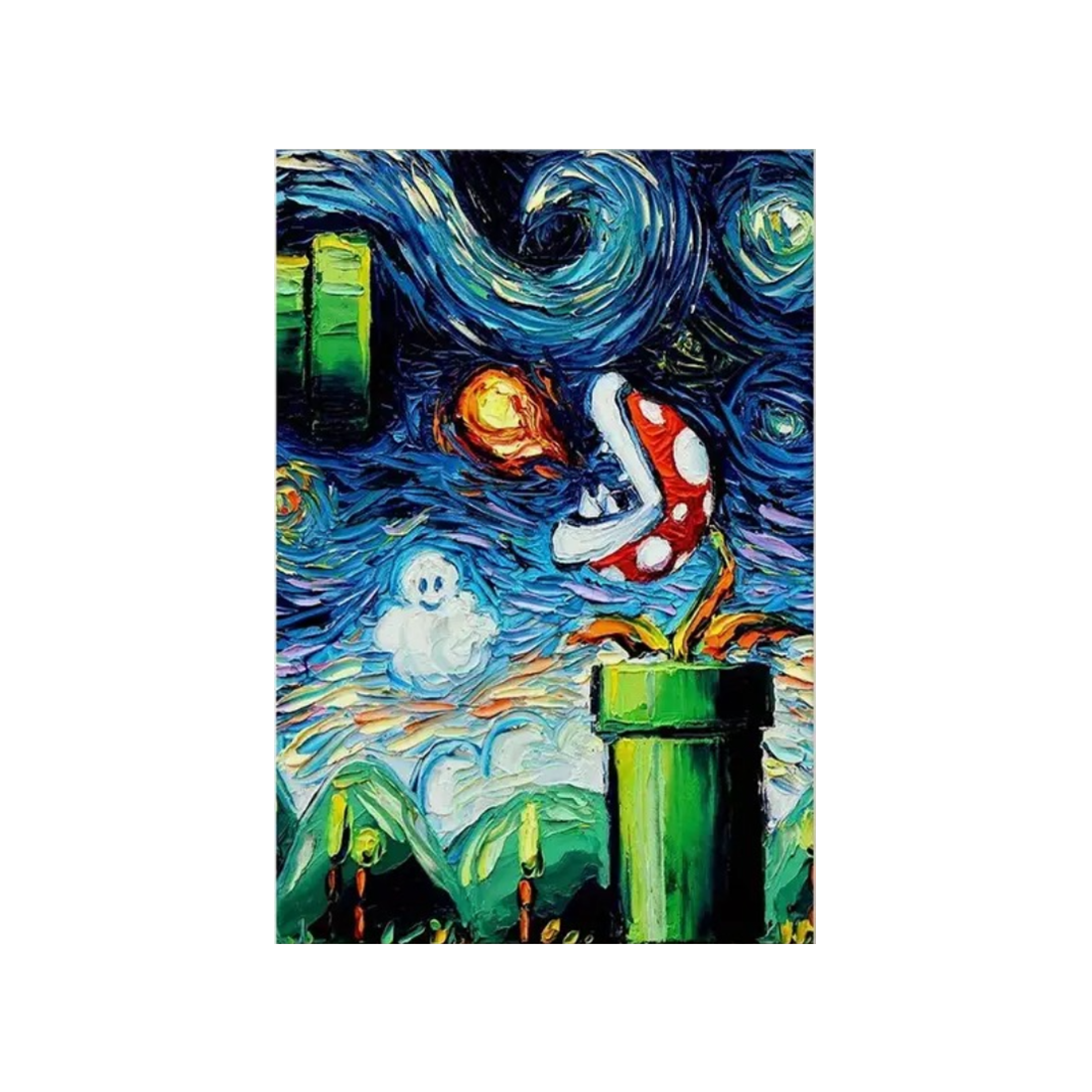 Mario Piranha Plant Poster (30 x 45 cm) - ملصق