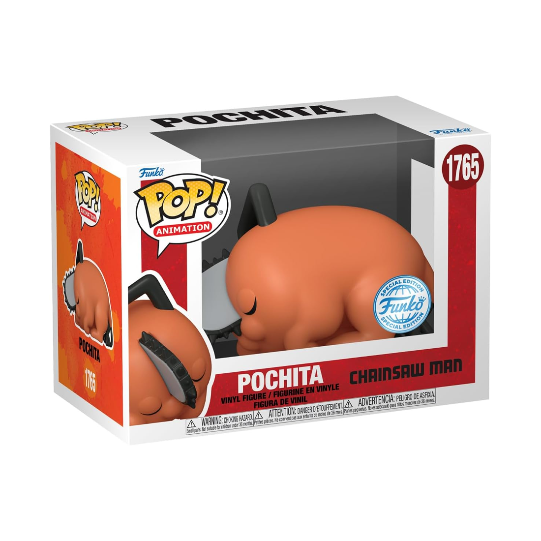 Funko Pop! Animation: Chainsaw Man - Sleeping Pochita (Exc) #1765 - مجسم