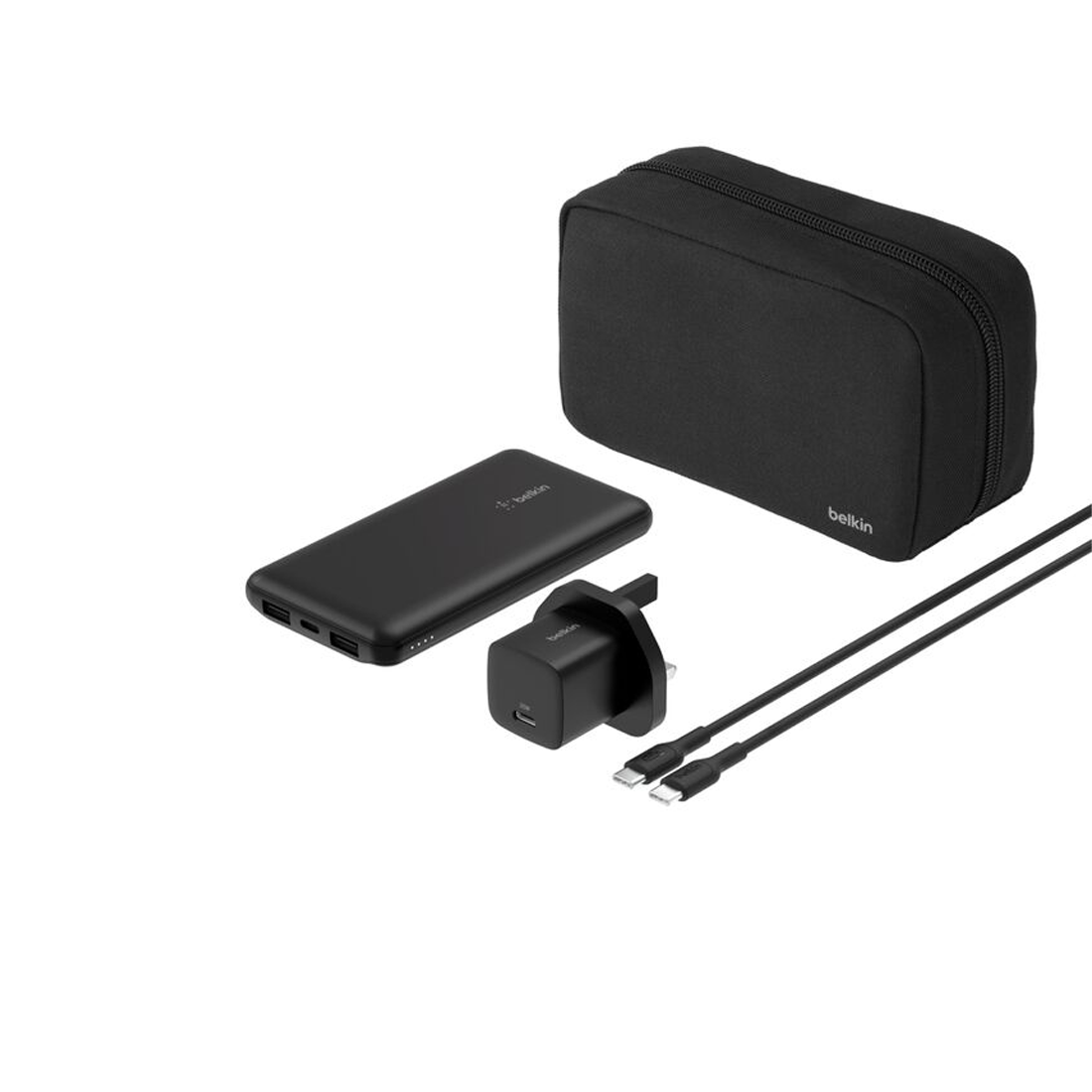 Belkin Power Bundle - Black - شاحن Belkin Power Bundle - Black - شاحن
