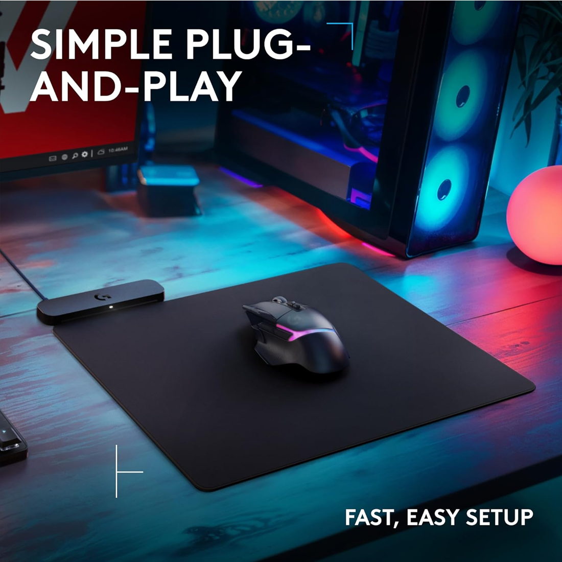 Logitech POWERPLAY 2 Wireless Charging Mouse Mat - أكسسوارات Logitech POWERPLAY 2 Wireless Charging Mouse Mat - أكسسوارات