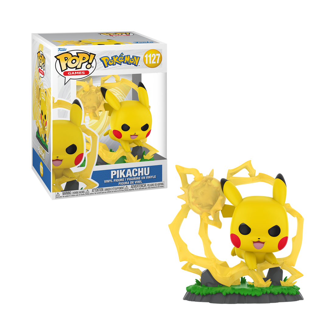 Funko Pop Premium! Games: Pokemon - Pikachu #1127 - مجسم Funko Pop Premium! Games: Pokemon - Pikachu #1127 - مجسم