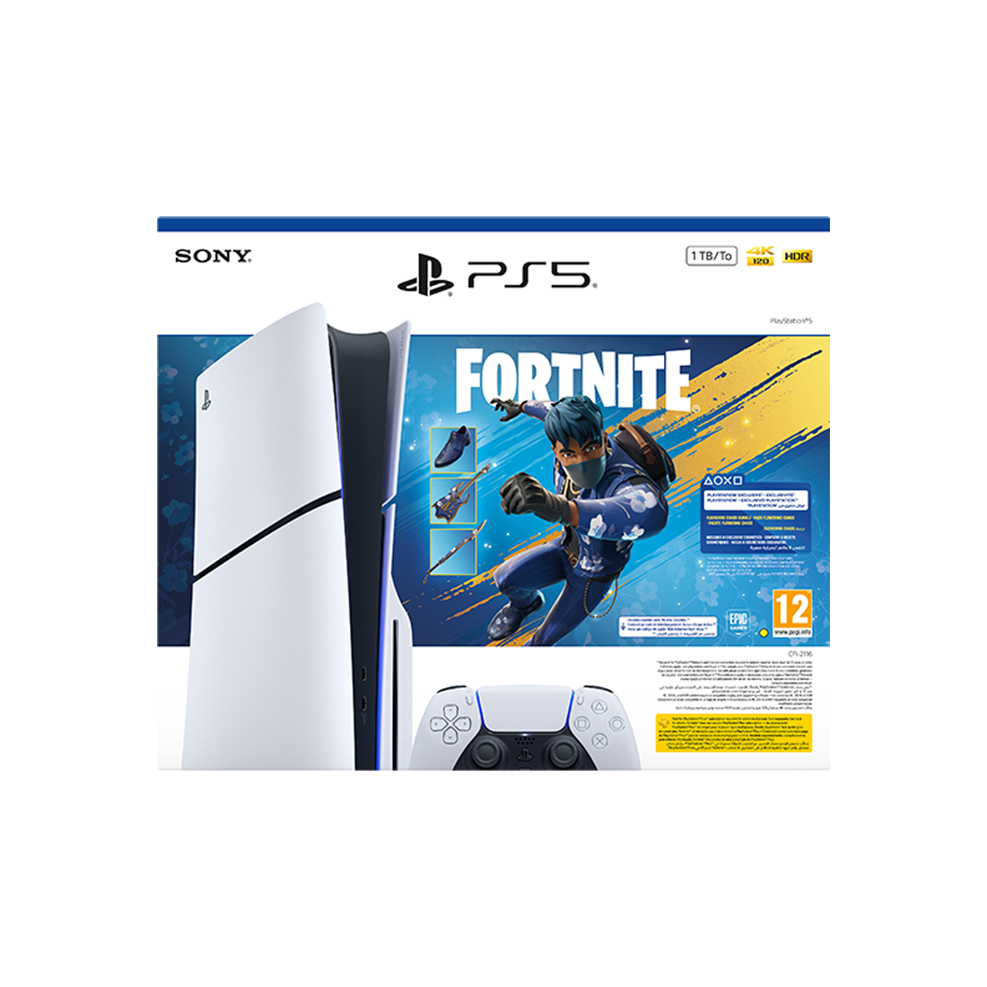 Sony PS5 Console Fortnite Disc Bundle - تجميعة