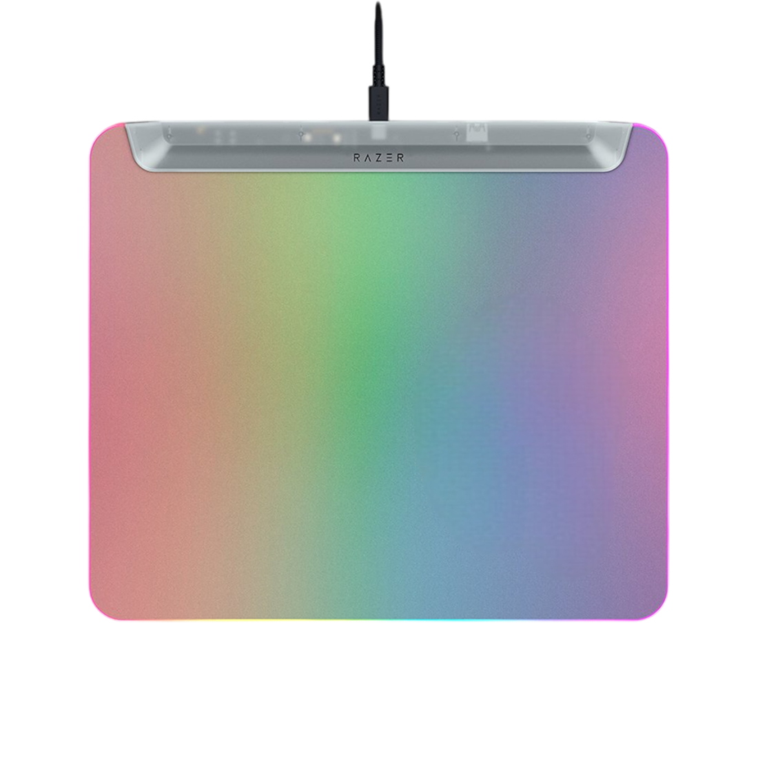 Razer Firefly V2 Pro RGB Gaming Mouse Mat - Phantom White Edition - حصيرة الفأرة