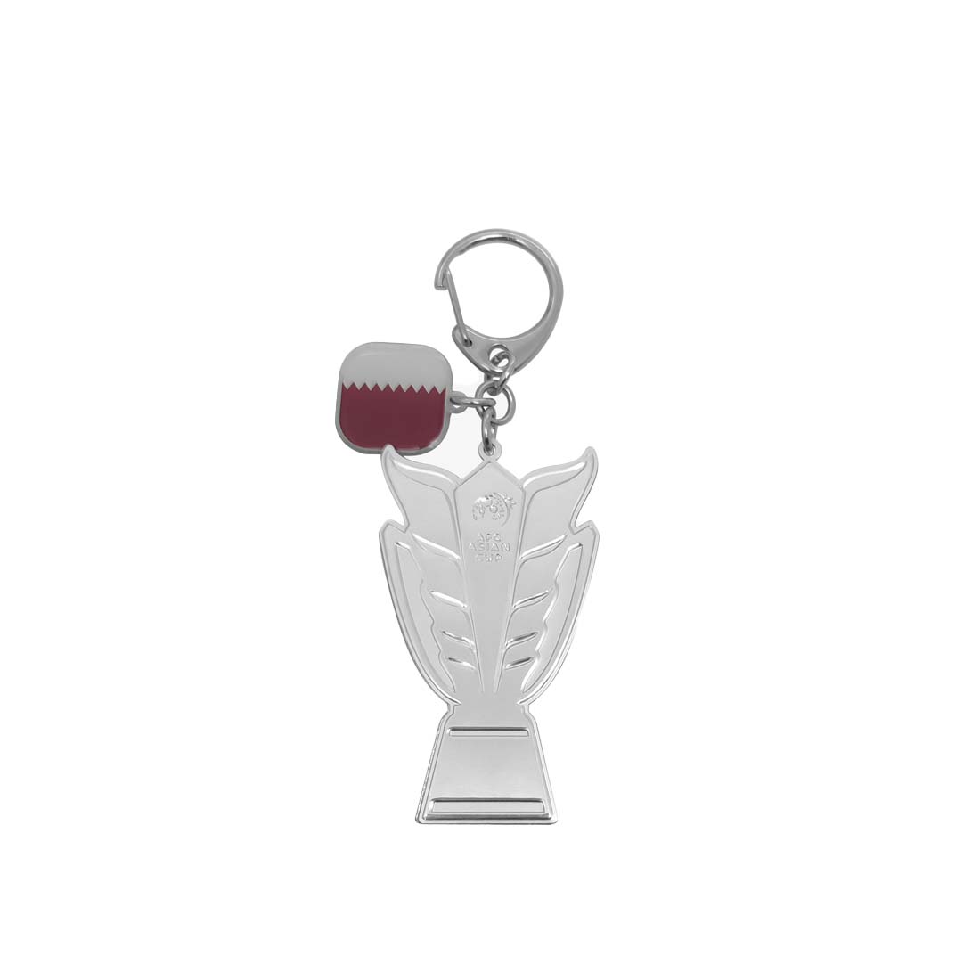 2D Trophy Keychain with Country Flag - Qatar - أكسسوار - Store 974 | ستور ٩٧٤