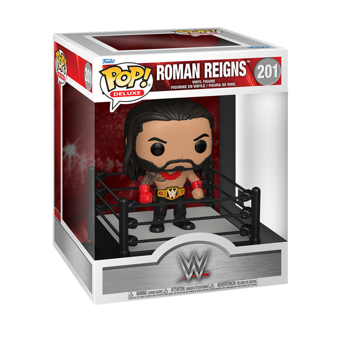 Funko Pop Deluxe! WWE: WWE S30 - Roman Reigns In Ring #201 - مجسم
