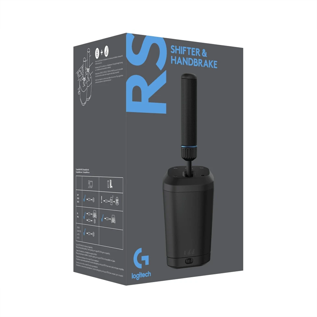Logitech G RS Shifter and Handbrake - Black - وحدة تحكم Logitech G RS Shifter and Handbrake - Black - وحدة تحكم