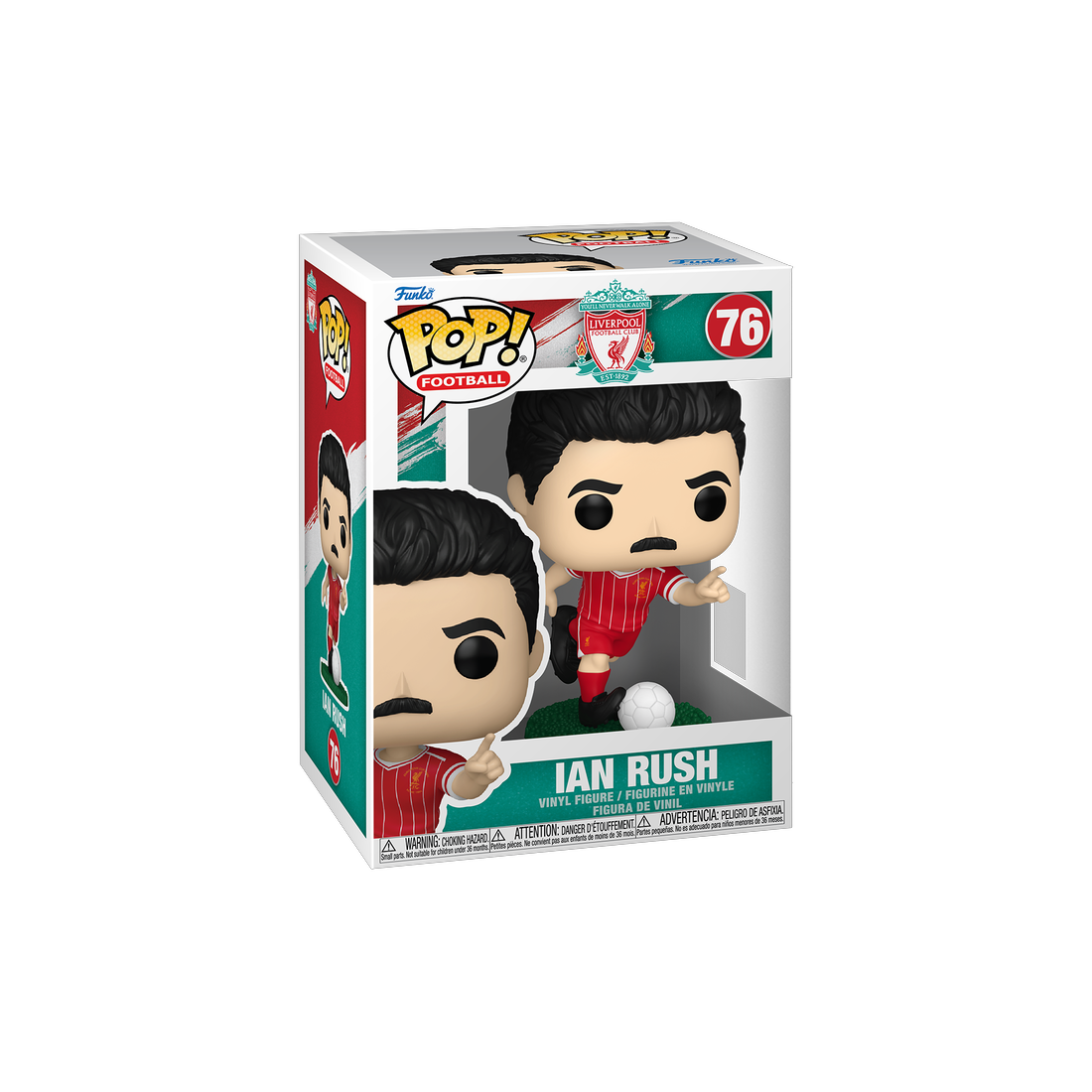 Funko Pop! Football: Liverpool - Ian Rush #76 - مجسم