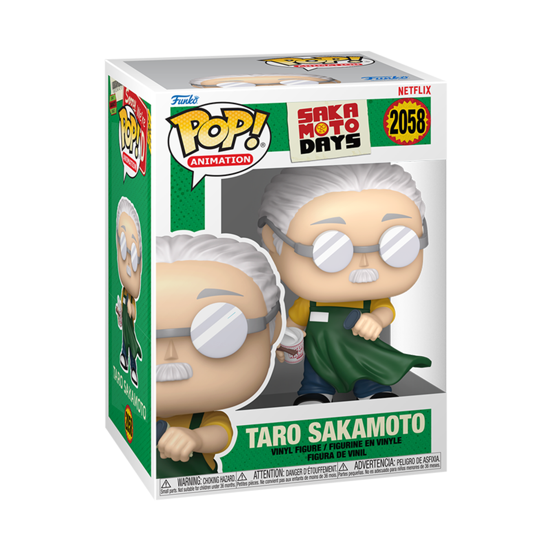 Pop! Animation: Sakamoto Days - Taro w/chase #2058 - مجسم Pop! Animation: Sakamoto Days - Taro w/chase #2058 - مجسم