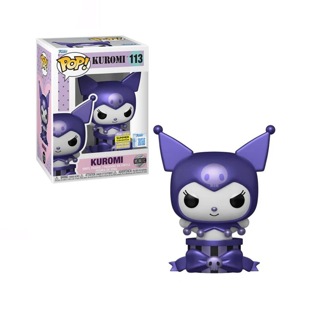 Funko Pop! Sanrio: Kuromi Present (SDCC'25) #113 - مجسم - Store 974 Electronics WLL  | ستور٩٧٤ للالكترونيات ذ.م.م