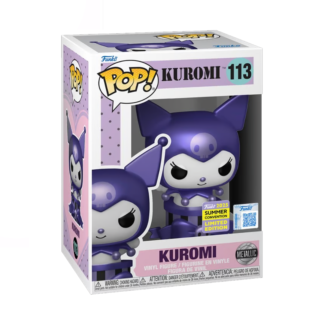 Funko Pop! Sanrio: Kuromi Present (SDCC'25) #113 - مجسم - Store 974 Electronics WLL  | ستور٩٧٤ للالكترونيات ذ.م.م