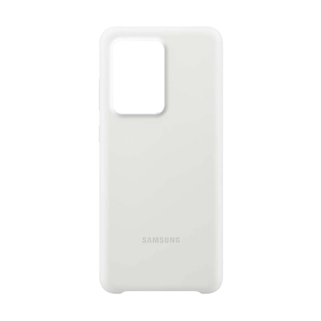 Galaxy S20 Ultra Silicone Cover - White - أكسسوارات - Store 974 | ستور ٩٧٤