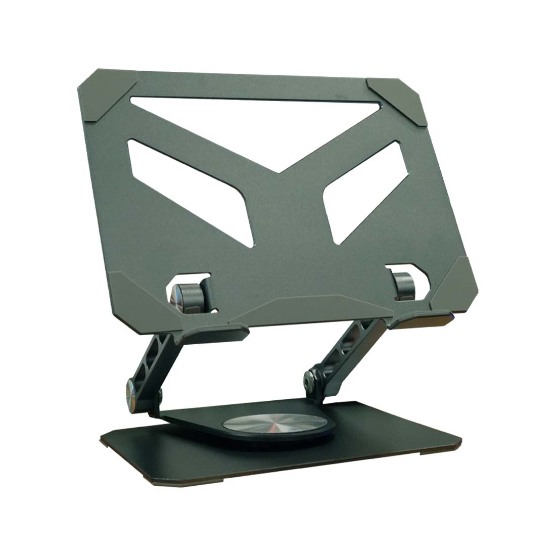Rotatable Foldable Tablet Stand - Cyan - قاعدة Rotatable Foldable Tablet Stand - Cyan - قاعدة