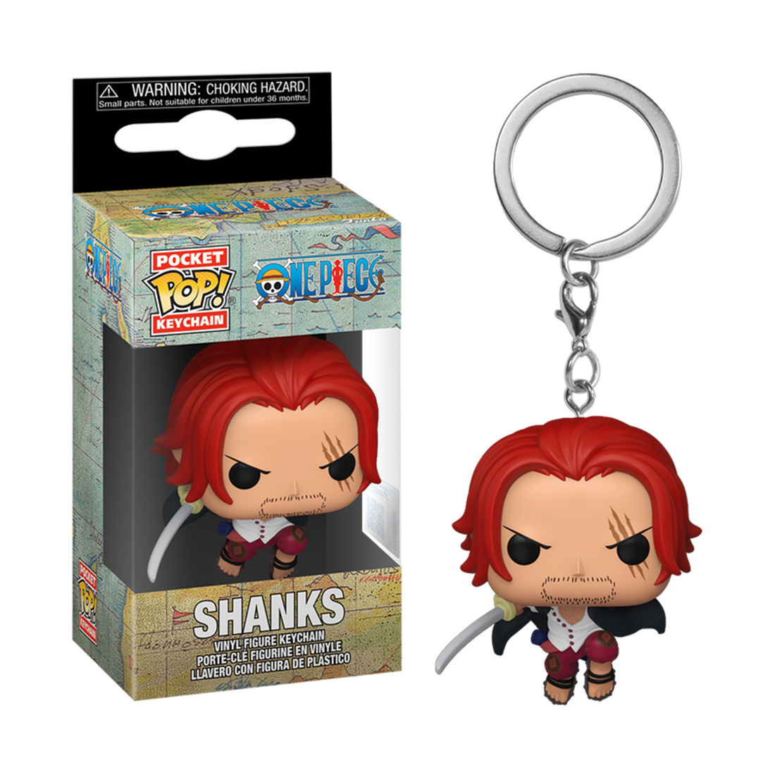Pocket Pop! Animation: One Piece - Shanks - مجسم Pocket Pop! Animation: One Piece - Shanks - مجسم