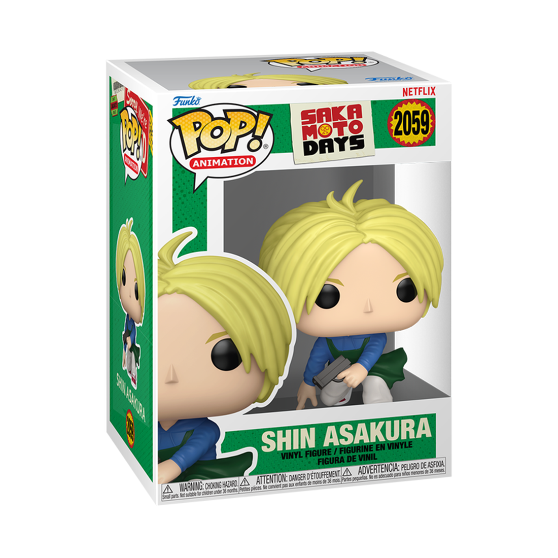 Pop! Animation: Sakamoto Days - Shin #2059 - مجسم Pop! Animation: Sakamoto Days - Shin #2059 - مجسم
