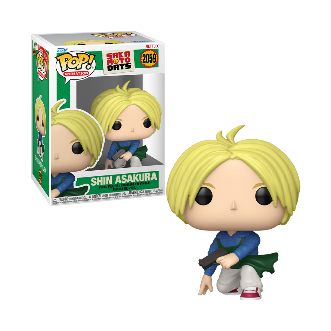 Pop! Animation: Sakamoto Days - Shin #2059 - مجسم Pop! Animation: Sakamoto Days - Shin #2059 - مجسم