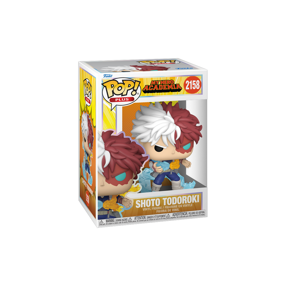 Funko Pop Plus! Animation: My Hero Academia - Todoroki #2158 - مجسم Funko Pop Plus! Animation: My Hero Academia - Todoroki #2158 - مجسم