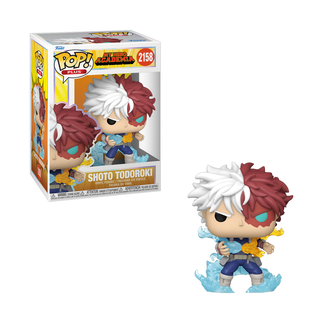 Funko Pop Plus! Animation: My Hero Academia - Todoroki #2158 - مجسم Funko Pop Plus! Animation: My Hero Academia - Todoroki #2158 - مجسم