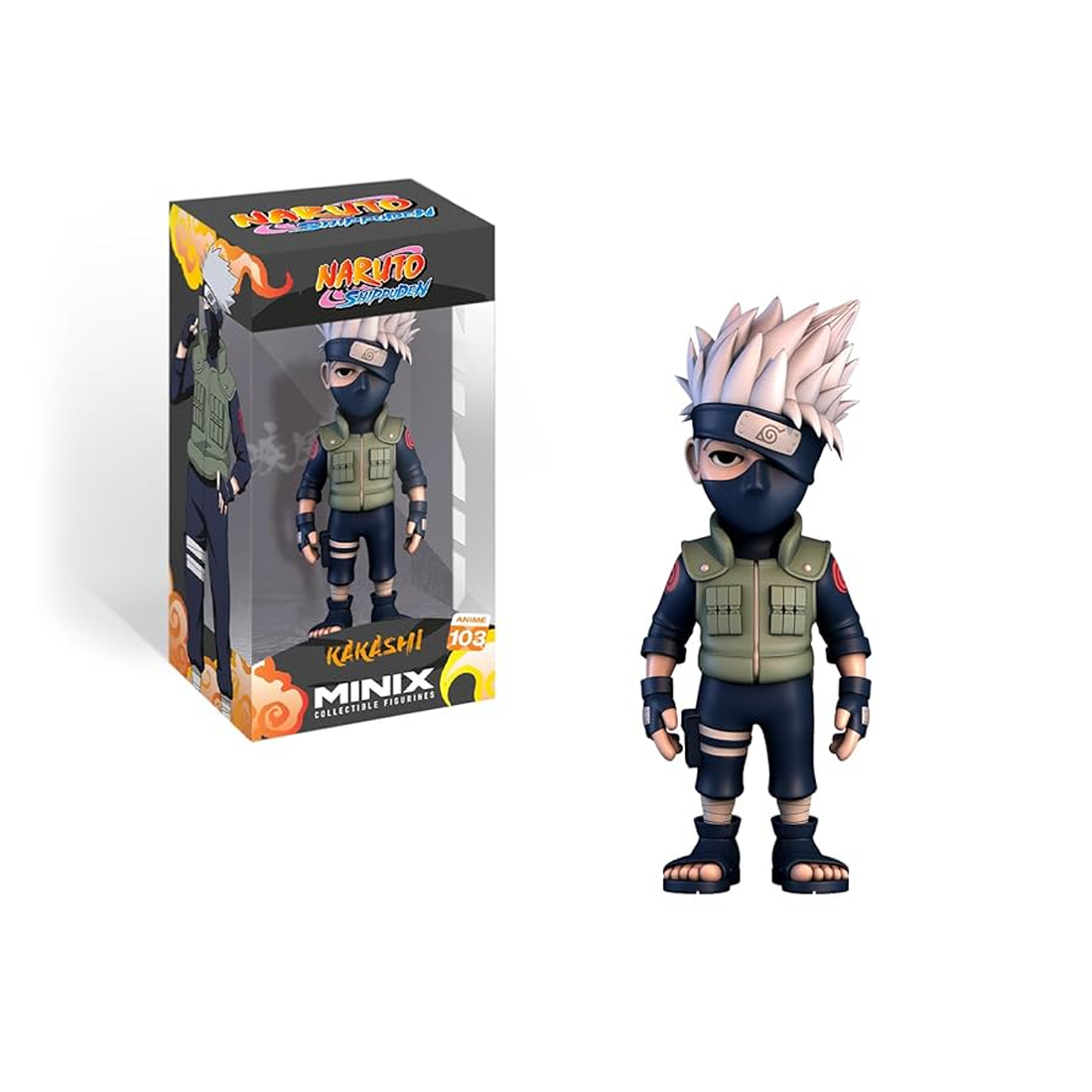 Minix Anime Naruto Shippuden Kakashi - دمية - Store 974 Electronics WLL  | ستور٩٧٤ للالكترونيات ذ.م.م