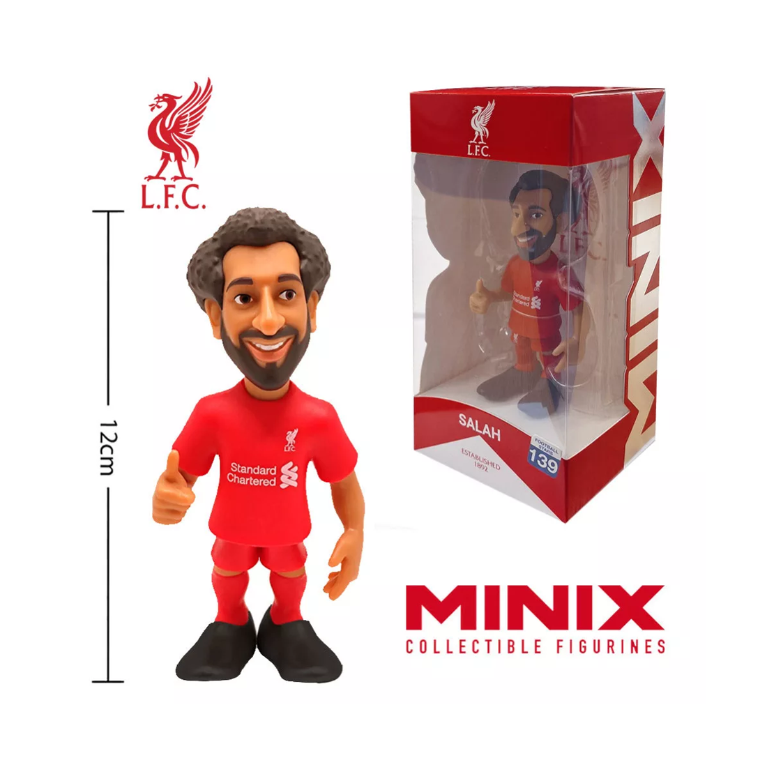Minix Football Stars Liverpool Salah - دمية - Store 974 Electronics WLL  | ستور٩٧٤ للالكترونيات ذ.م.م