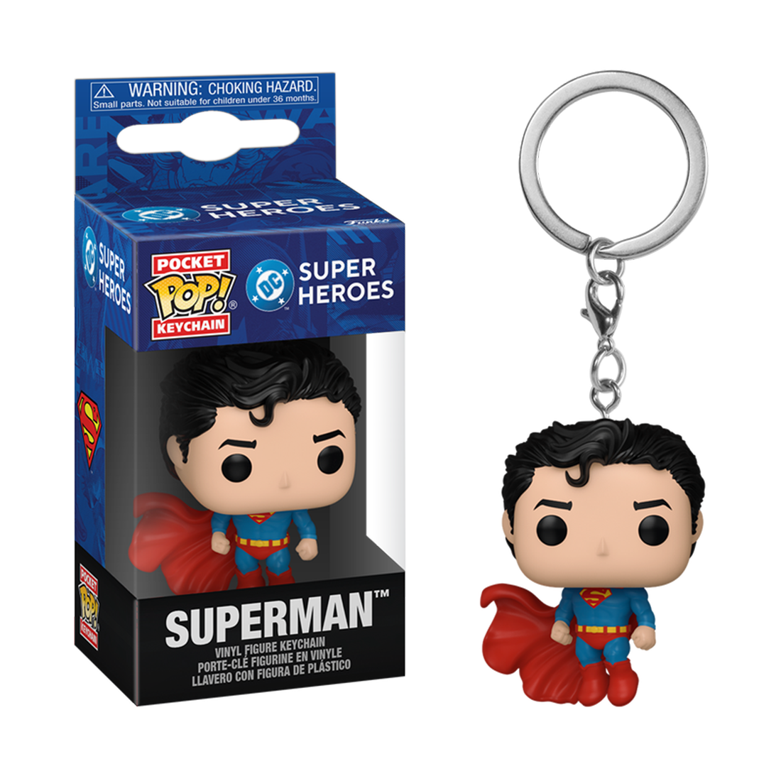 Pocket Pop! Heroes: DCNC - Superman - دمية Pocket Pop! Heroes: DCNC - Superman - دمية