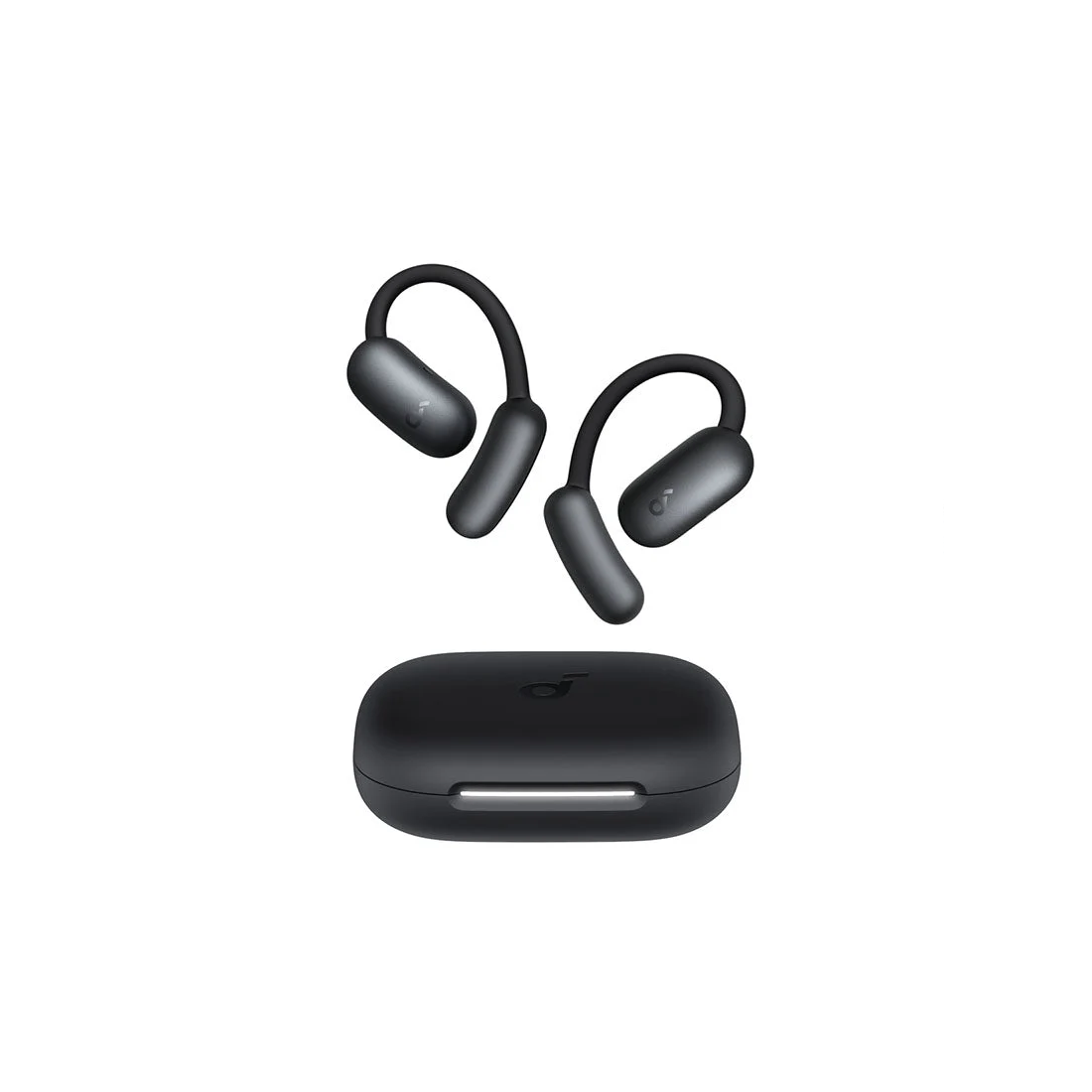 AeroFit 2 Adjustable Open-Ear Wireless Earbuds - Black - سماعات