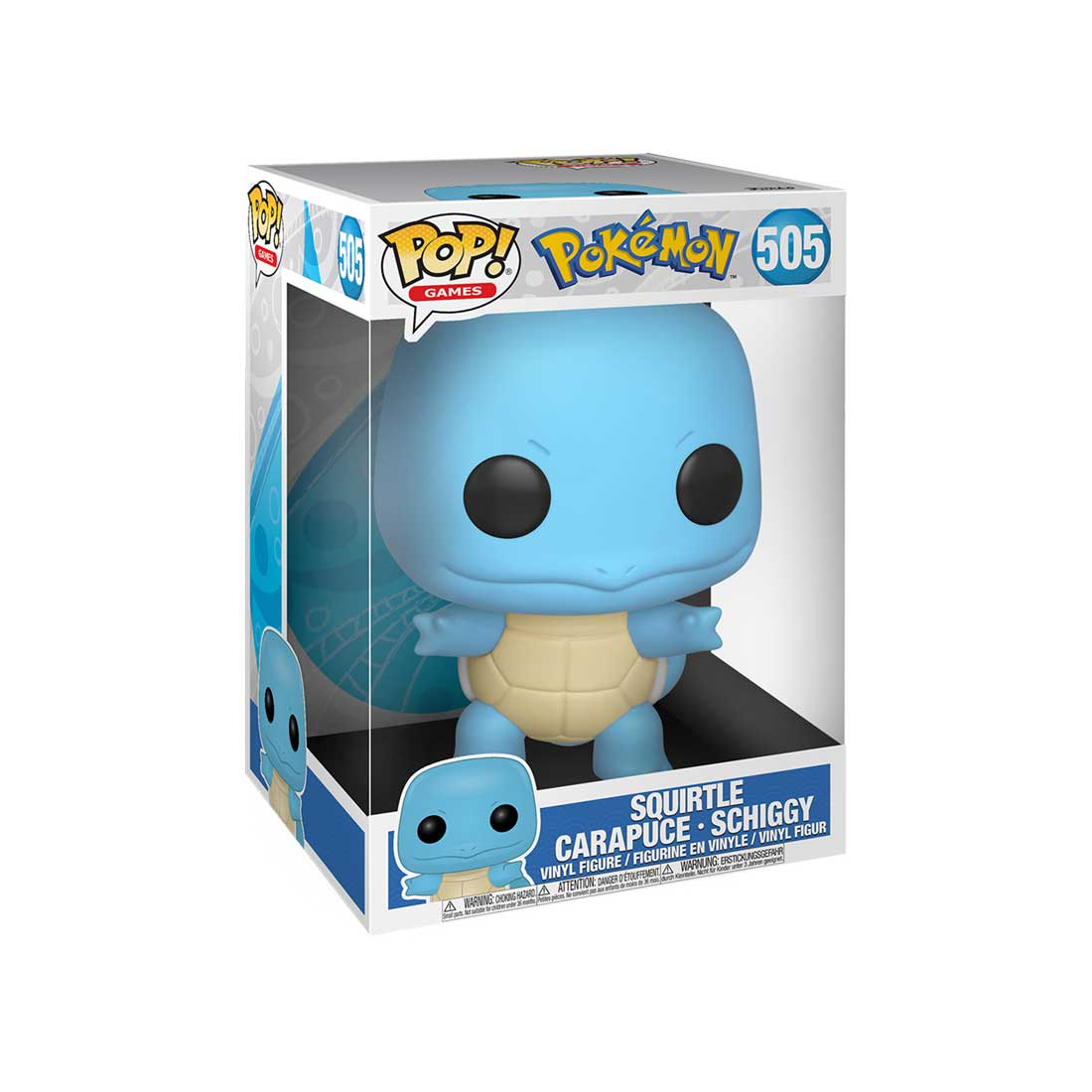 Funko Pop Jumbo! Games: Pokemon - Squirtle EMEA #505 - مجسم
