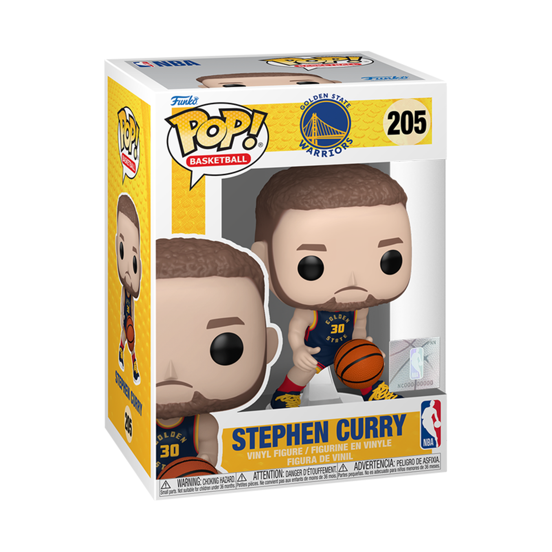 Funko Pop! Basketball: NBA Warriors - Stephen Curry (24-25 CE) #205 - مجسم - Store 974 Electronics WLL  | ستور٩٧٤ للالكترونيات ذ.م.م