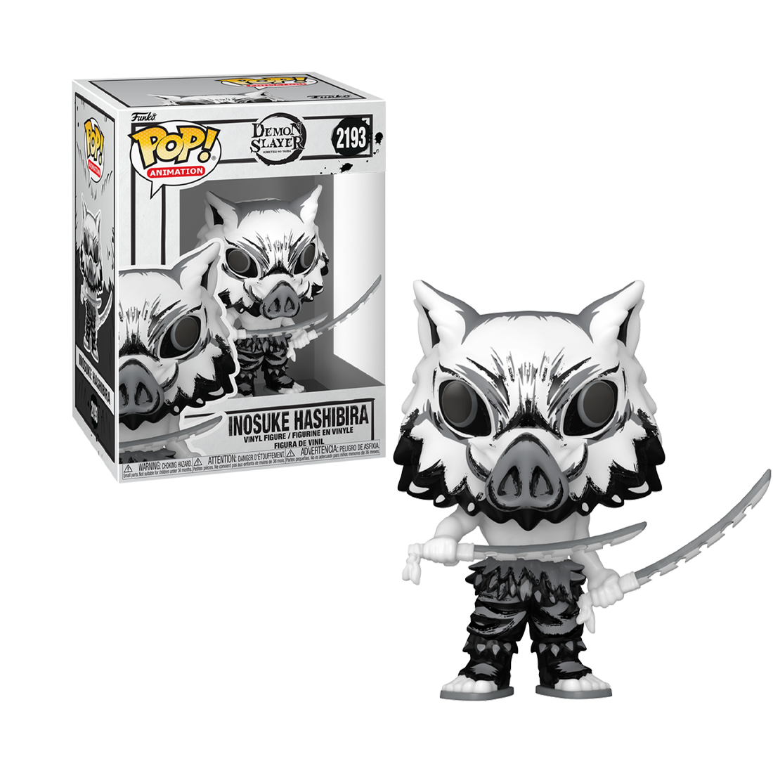 Funko Pop! Animation: Demon Slayer - Inosuke (Sumi-Ink) #2193 - مجسم Funko Pop! Animation: Demon Slayer - Inosuke (Sumi-Ink) #2193 - مجسم