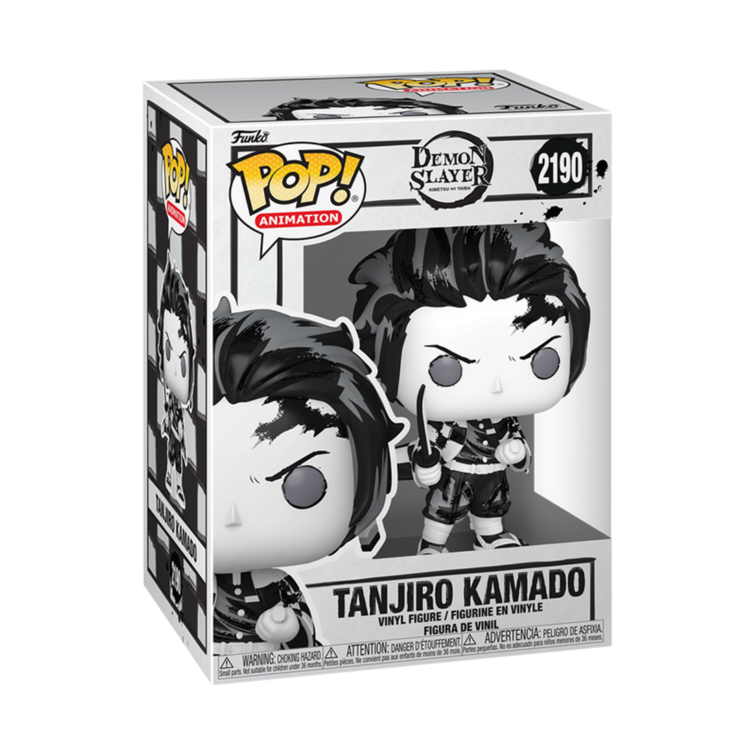 Funko Pop! Animation: Demon Slayer - Tanjiro (Sumi-Ink) #2190 - مجسم