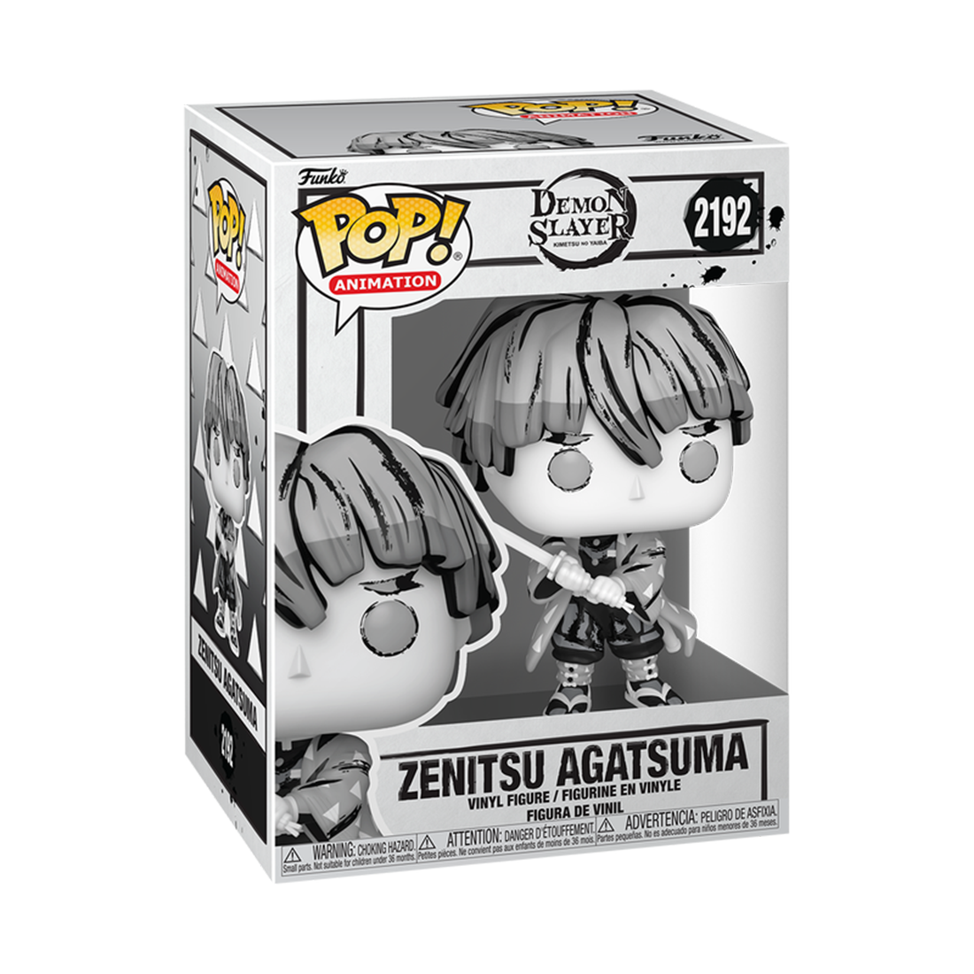 Funko Pop! Animation: Demon Slayer - Zenitsu (Sumi-Ink) #2192 - مجسم