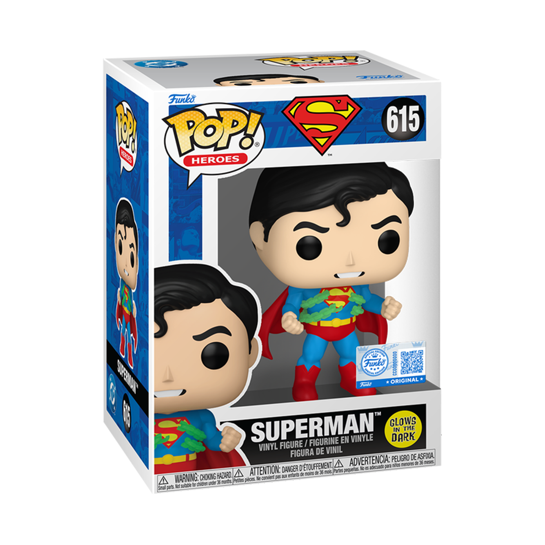 Funko Pop! Heroes: DC - Multiverse Superman (GW)(Exc) #615 - مجسم