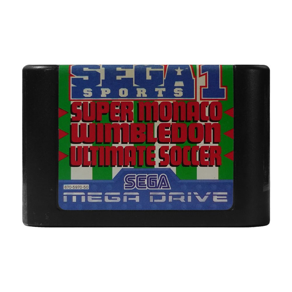 (Pre-Owned) Super Monaco Wimbledon Ultimate Soccer - Sega Mega Drive - ريترو - Store 974 | ستور ٩٧٤