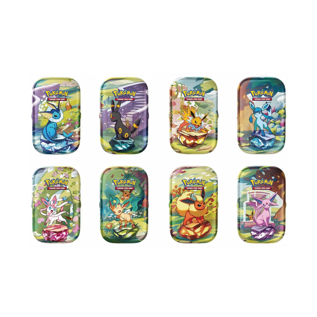 Pokémon TCG SV8.5 Prismatic Evolution Mini Tin - بطاقات