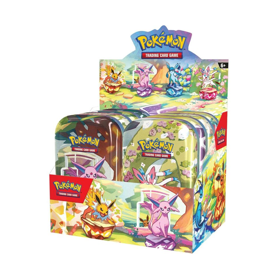 Pokémon TCG SV8.5 Prismatic Evolution Mini Tin - بطاقات