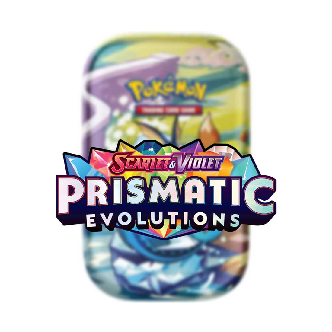 Pokémon TCG SV8.5 Prismatic Evolution Mini Tin - بطاقات