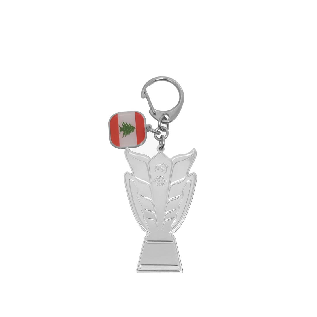 2D Trophy Keychain with Country Flag - Lebanon - أكسسوار - Store 974 | ستور ٩٧٤