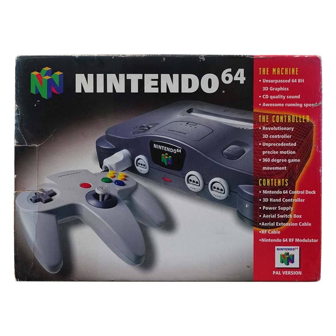 (Pre - Owned) Nintendo 64 Video Game Console - Black - ريترو - Store 974 | ستور ٩٧٤