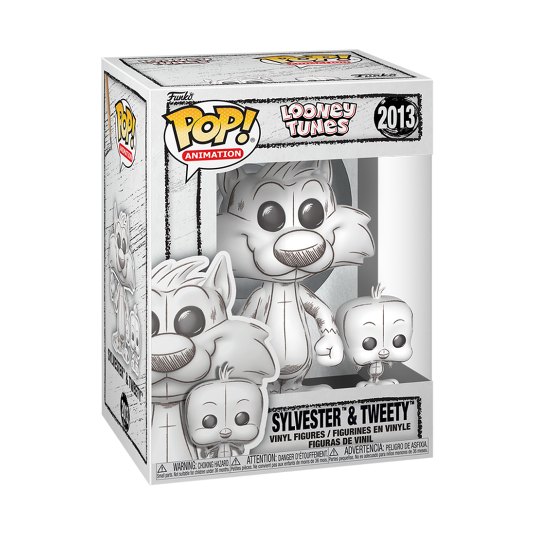 Funko Pop! Animation: Looney Tunes - Sylvester & Tweety (Sketched) #2013 - مجسم