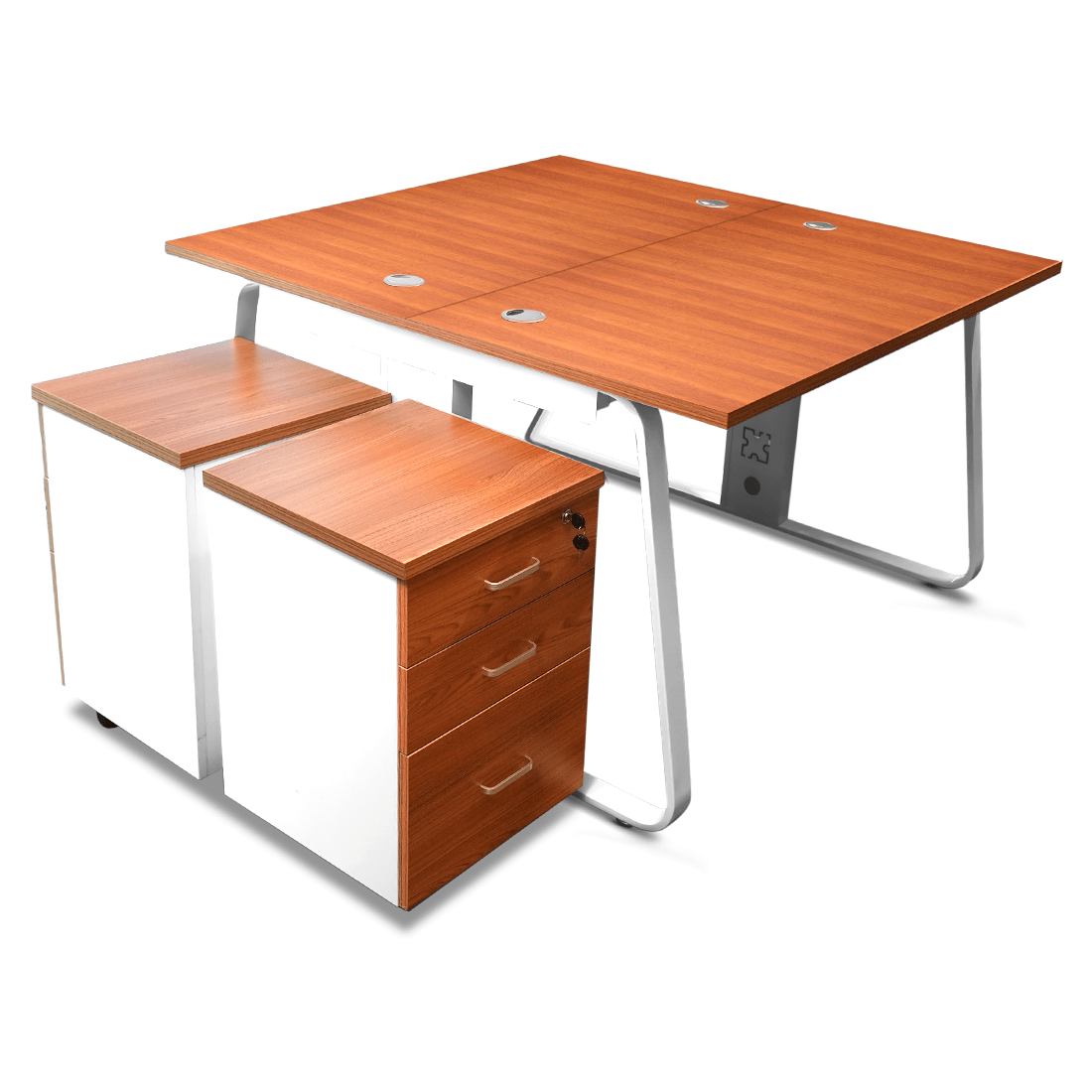 Office Table and Drawers - طاولة مكتب وأدراج Office Table and Drawers - طاولة مكتب وأدراج