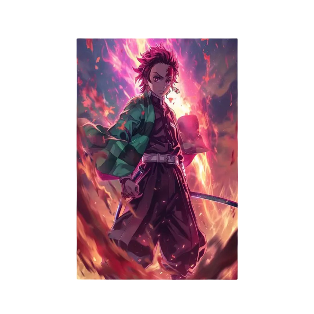 Demonslayer Tanjiro Hinokami Poster (30 x 45 cm) - ملصق