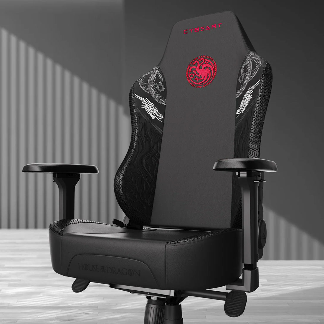 Cybeart House Of Dragon Gaming Chair  - House Targaryen -  كرسي