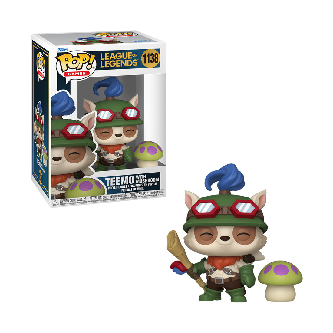 Pop! Games: League of Legends - Teemo with Shroom #1138 - مجسم