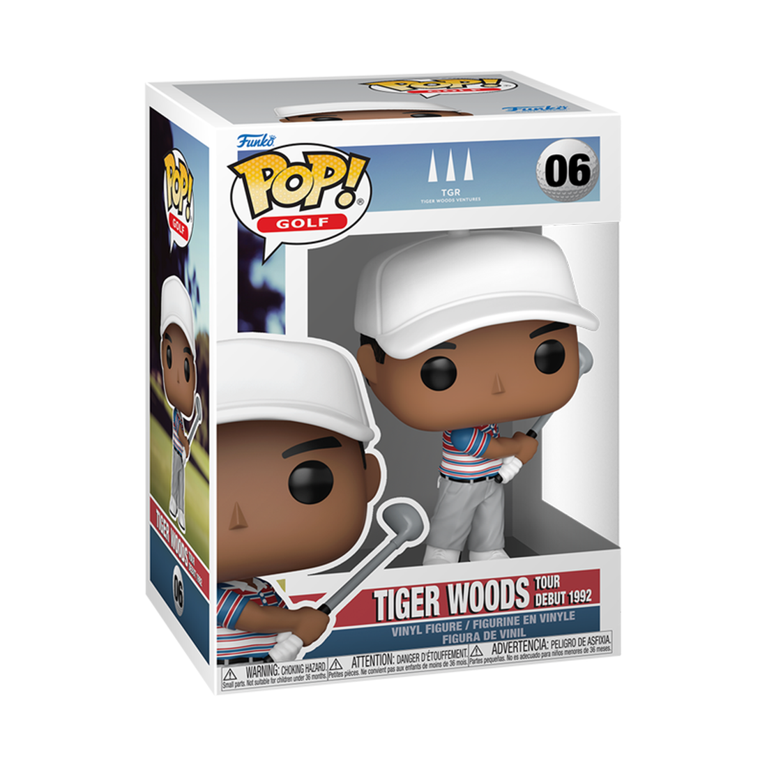 Funko Pop! Golf: Tiger Woods - Tour Debut 1992 #06 - مجسم