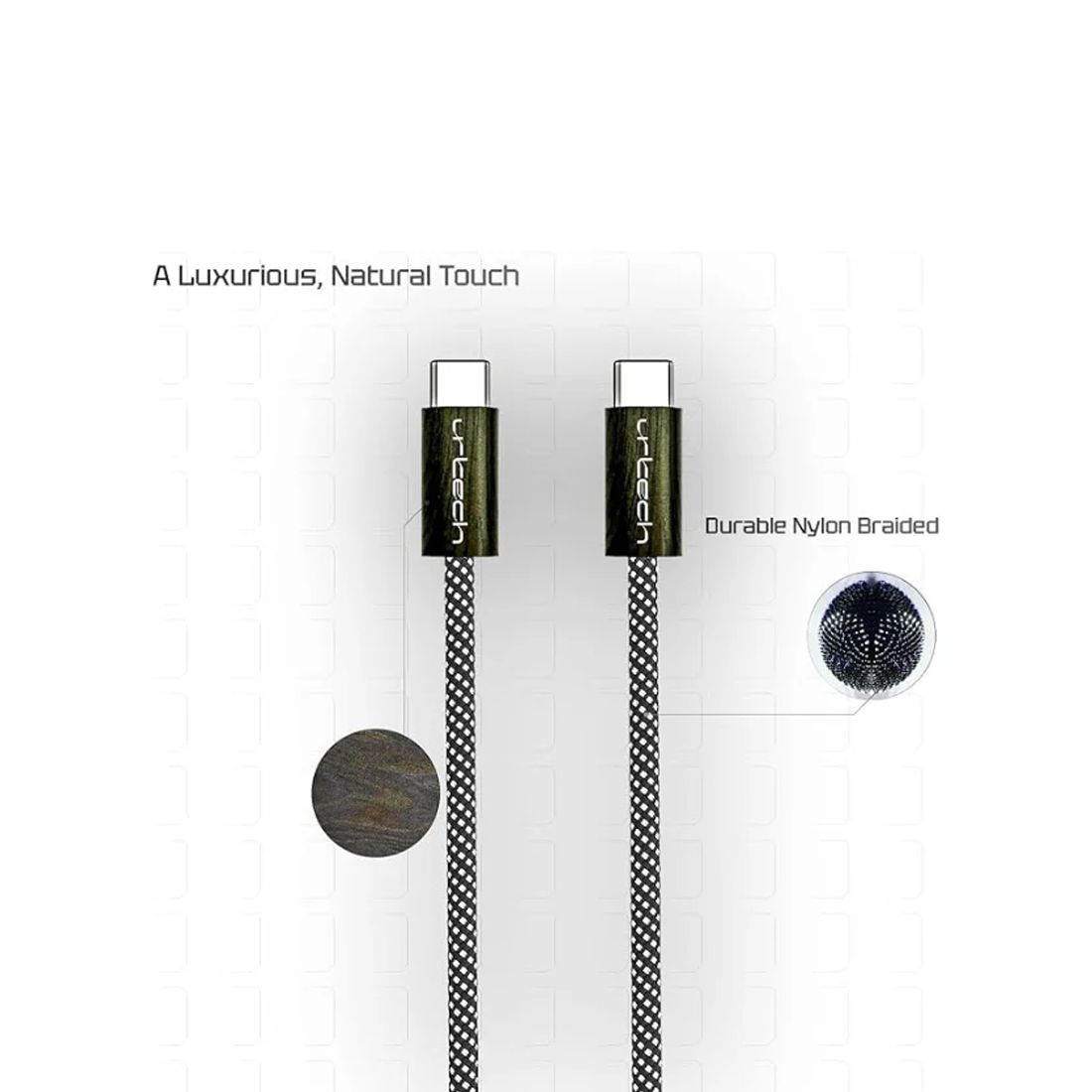 URTECH 100W USB-C to USB-C Cable - أكسسوارات URTECH 100W USB-C to USB-C Cable - أكسسوارات